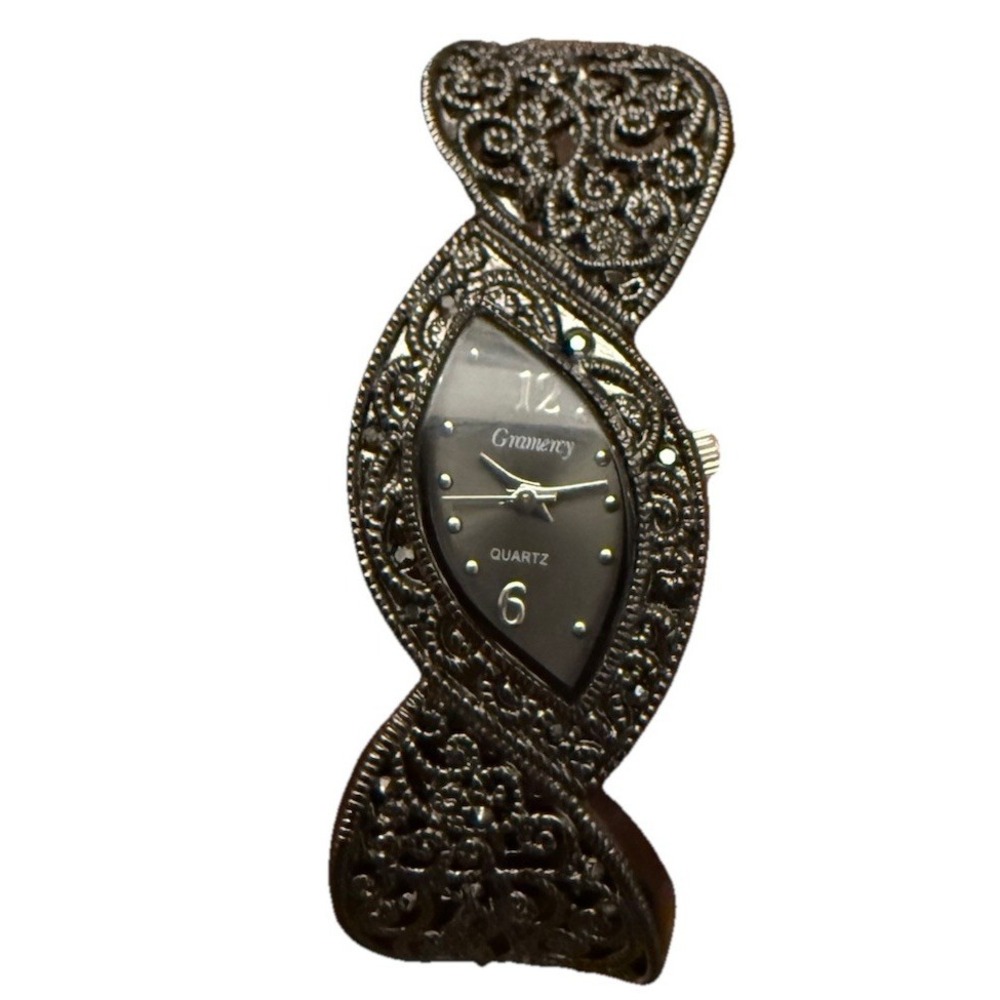 Gramercy Ornate Filigree Women's Quartz Watch‎ – Fresh Battery – Vintage Style